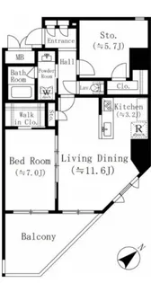堀之内マンション【2階】の間取り