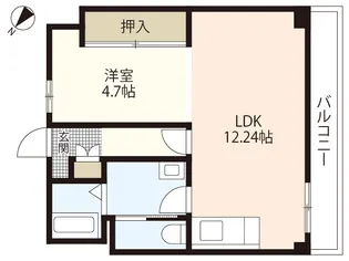 ソフィアコート庚午中【1階】の間取り