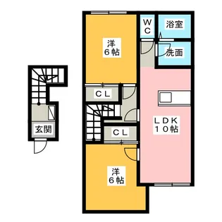 ヴィア和来 I【2階】の間取り