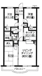 東京都練馬区高松6【マンション】の間取り