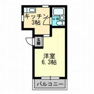 カーサ二葉の里【4階】の間取り