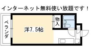 洛北館【2階】の間取り