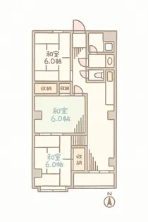 福島県郡山市麓山2【マンション】の間取り