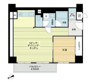 ライオンズマンション池田山【3階】の間取り