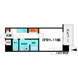 ウインズコート都島【7階】の間取り