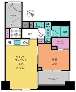 アトラスヒルズ文京白山【15階】の間取り