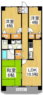 セントラルパレス15【4階】の間取り