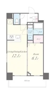 ノアズアーク【10階】の間取り