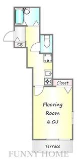 α-Crest【1階】の間取り