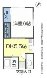 共栄荘【1階】の間取り