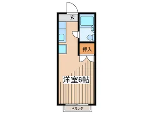 セントラルコーポE館【3階】の間取り