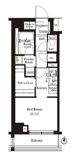 アーバンパーク住吉【6階】の間取り