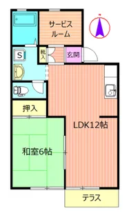 メイフェア115【1階】の間取り