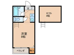 キャナルサイド天神【2階】の間取り