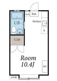 サンハイム神山【1階】の間取り