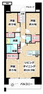 デュオヒルズ・ザ・グラン【12階】の間取り