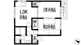 カルムモンルポ【2階】の間取り