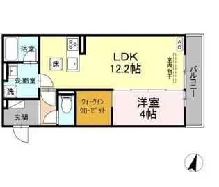 WISE SQUARE【1階】の間取り