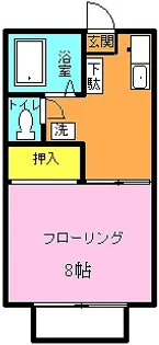ファミーユ長谷川【1階】の間取り