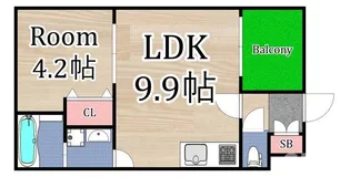 Mark Villa 放出【3階】の間取り