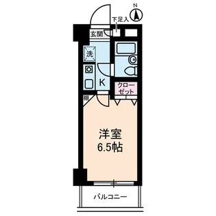 ベルメゾン川崎I【3階】の間取り