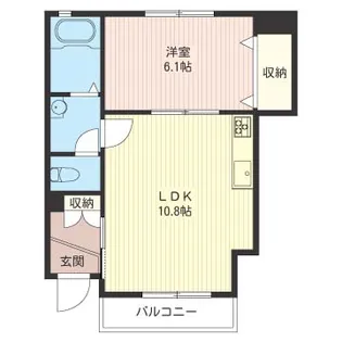 KLEIN HAUS【1階】の間取り