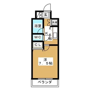 スペーシア秋葉原【6階】の間取り