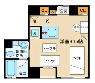 Coto Glance御所北【5階】の間取り