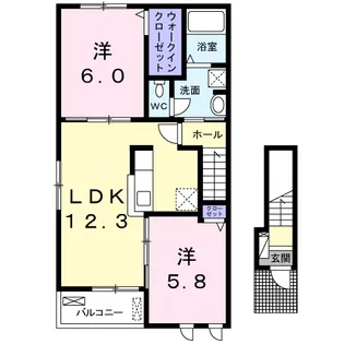 シーバス【2階】の間取り
