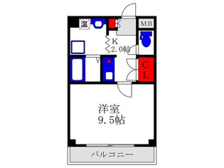 ピオラ豊中【1階】の間取り