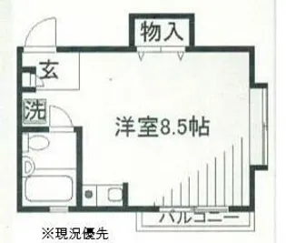 パストラル大倉山【1階】の間取り