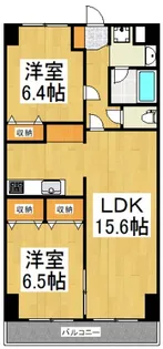 エスポアール新館【3階】の間取り