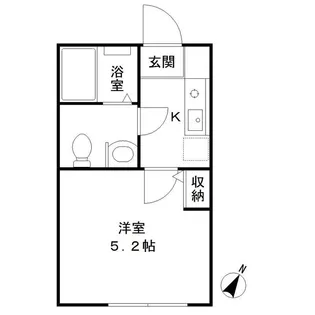 レジナス西新宿【1階】の間取り