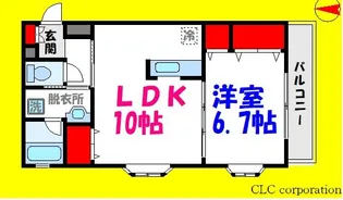 コーポ中葛西【3階】の間取り