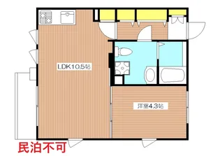 リマックスササヅカベース【2階】の間取り