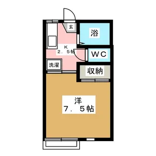 コンフォートドーバ【2階】の間取り
