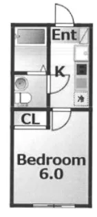 エバーズ若葉【3階】の間取り
