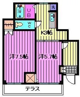 ハイスクエア浦和【1階】の間取り