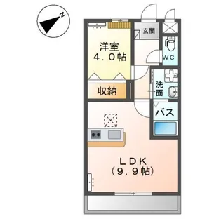 ライズ(rise)【1階】の間取り