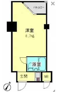 インペリアル赤坂フォーラム【4階】の間取り
