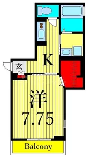 メゾンルミエール【2階】の間取り