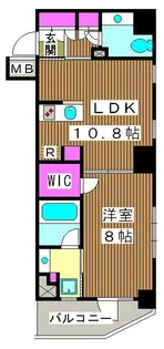 ウィルテラス滝野川【2階】の間取り