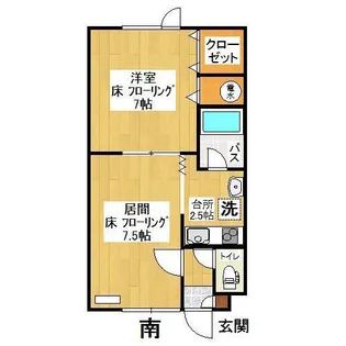 リーベンティーフ【2階】の間取り