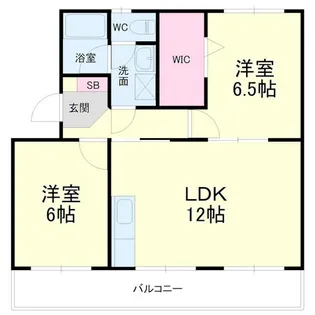 早出グリーンコーポ【1階】の間取り