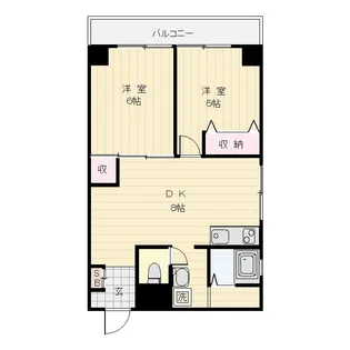 幡ヶ谷マンション【7階】の間取り