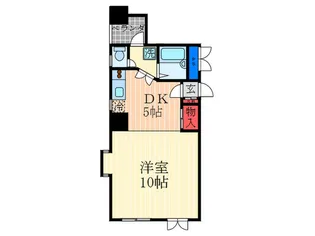 京都二条ハイツ901【9階】の間取り