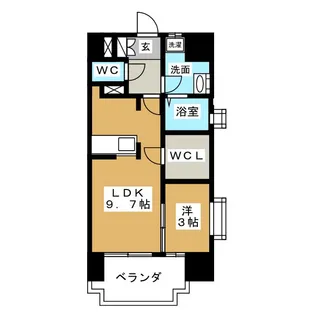 アプローズ【2階】の間取り