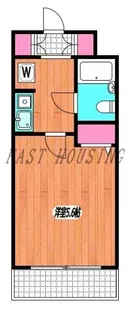 カーサスプレンディッド新宿払方町【2階】の間取り