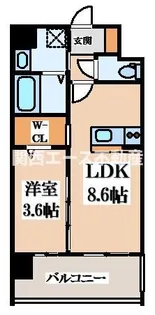 EST ONE 東大阪【8階】の間取り