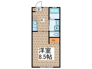 新和ハイツ【1階】の間取り